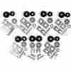25-125040-1 Premier Quality Products Corvette Coupe Body Cushion Mounting Kit 1964-1967