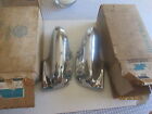 3850205 3850206 Nos Chevrolet 1965 Impala Ss Caprice Wagon Front Bumper Outer Ends Pair