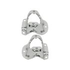 518a018 Mustangs Unlimited Shock Tower Brackets Pair Chrome Mustang