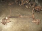 596rearaxkle Saab Rear Axle Suspension Frame With Hubs Brakes