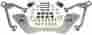 6267tca-ks Classic Performance Products Cpp 1962-67 Chevy Nova Mini Subframe Kit Lower A Arms