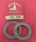 6456 National Seals Front Axle Oil Seal Mopar One Pair Nos