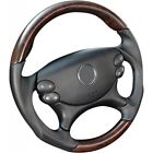 70-219380-1 Mercedes Steering Wheel Sports Style Laurelwood Black Leather Mb Eckler