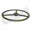 7375336 Crown Automotive Sales Co Willys Mb 1941-1945 17 Diameter 3 Spokes 36 Splines Steering Wheel Green 849603004806