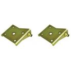 75-258975-1 Firebird Rear Shock Absorber Lower Mounting Plates Staggered Outboard Detroit