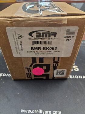 Bmr Suspension Bk063 For 16-17 6th Gen Camaro Rear Cradle Lockout Bushing Kit - Black