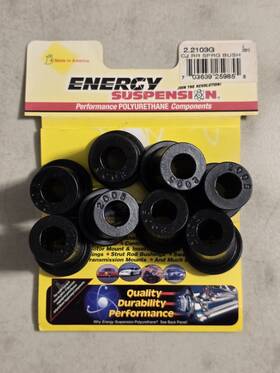 Energy 2.2103g 8 Suspension Rear Leaf Spring Black Bushings Part #2005