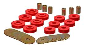 3.4102r Energy Suspension For Gm Corvette Red Body Mount Set