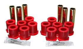 4.2116r Energy Suspension For Fd 2wd Rr Sprg Bush Set - Red