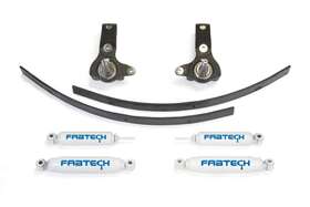 Fabk7014 Fabtech 95.5-04 Toy Tacoma 5 Lug 2wd 3in Spindle Sys With Perf Shks
