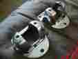 Ford 70 71 72 73 74 75 76 77 Maverick Chrome Shock Tower Brackets Show Comet 70-77