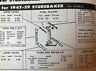 K-176 Moog Nos Upper Inner Control Arm Shaft Kit Studebaker Commander