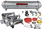 K-a580c2-59abr-ev-cwk2-180 Airmaxxx Gallon Spun Aluminum Air Tank Brushed Chrome Compressors Wiring