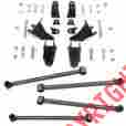 Lh220684 Helix Suspension Brakes And Steering 1967 1969 Chevrolet Camaro Triangulated Rear Four 4 Link Kit
