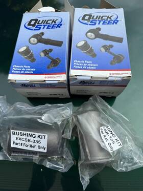 Quicksteer Sb335 Gm Blazer 1500 - 2 X Leaf Spring Bushings New Old Stock Nos