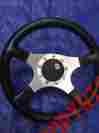 Tr250 Triumph Tr4 Tr6 And Gt6 Black Vinyl Steering Wheel Used