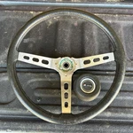Jeep Amc Steering Wheel CJ5 CJ7 Wagoneer Vintage 1970S Horn Button Renegade Mag. Fixed Price $275.00.