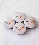 4PCS Chrome Wheel Center Cap For 14-19 Corvette Crossed Flags 68MM 2.7". Fixed Price $22.99.