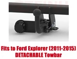 Detachable Tow Bar Ford Explorer (2011-2015) & No Electrics F258. Fixed Price $402.98.