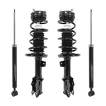 Front Complete Struts & Rear Shocks 2011-2013 Ford Fiesta Fwd L4 1.6L. Fixed Price $151.57.