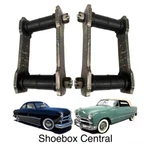 1949 1950 Ford Shoebox Rear Leaf Spring Shackles Pair. Fixed Price $57.50.
