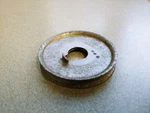 Used Original Porsche 911 912 Steering Rack Boot Mounting Washer 65-68 Pitted. Fixed Price $15.00.