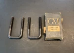 Nos Gm 1929-55 Chevrolet Truck Front Axle U-bolts 1938-50 Passenger Rear 601231. Fixed Price $90.00.