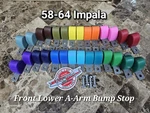 Front Lower Bump Stops 58-64 Impala Gm# 3742252. Fixed Price $65.00.