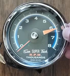 Vintage Sun Super Tachometer 8,000 Rpm SST-802 Muscle Car Hot Rat Rod Works. Fixed Price $250.00.