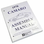 Factory Assembly Manual Repair Restore Book 1970 Chevrolet Camaro Z28. Fixed Price $41.00.