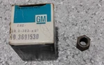 53-82 C1 C2 C3 Corvette Shock Absorber/rear Axle Nuts (2)--GM #3691530--NOS. Fixed Price $11.95.