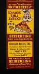1940S Clarkson Motors Studebaker Sales Seiberling Tires Phone 2433 Santa Fe. Fixed Price $9.73.