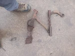 1953-62 Corvette Third Arm Assembly 3RD Steering Bracket Pitman Ball Stud 58. Fixed Price $350.00.