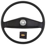 1973 1974 1975 1976 1977 Chevy Truck Black Steering Wheel Kit Horn Cap. Fixed Price $276.00.