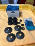 1968-1972 Nos Ford F100 4X4 Shock Absorber Insulator & Washer Kit C8TZ-3E655-B. Fixed Price $26.00.