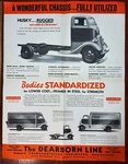 Super Rare Lg Advertising Poster + - Dearborn Line Truck 1935 Detroit Mi Ford. Fixed Price $245.00.