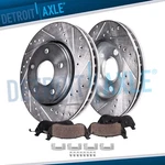 Front Drilled Rotors + Brake Pads Ford Thunderbird Lincoln Ls Jaguar S-type. Fixed Price $92.25.