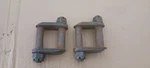 Pair 1920-1923 Model Ford Front Spring Shackles Hangers, Vintage. Scri. Fixed Price $40.00.