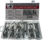Goliath Industrial 60PC Clevis Pin Assortment Kit CPA60. Fixed Price $18.99.