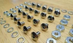 (60PCS) Grille Chrome Screw Kit For Old Vintage/classic Cars (in Place Of Rivet). Fixed Price $39.00.