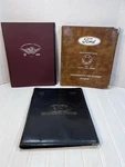 3 Ford Binders/folders Vintage Michigan Dearborn Frame Plant Transmission Uaw. Fixed Price $17.95.