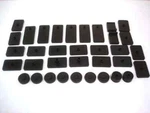 1937 1938 1939 1940 Ford Car Body To Frame Cushion Pad Set Deluxe Standard. Fixed Price $1160.25.