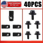 M6-1.0 X 25MM Body Bolts With U-nut Clips Ford F150 F250 F350 Truck 40 Pcs. Fixed Price $8.96.