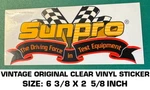 Sunpro The Driving Force Test Equipment -vintage Original Vinyl Decal Sticker. Fixed Price $8.75.