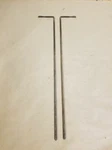 1930-31 Model Ford Spark & Gas Rod Stainless Steel Long Original Set. Fixed Price $34.82.