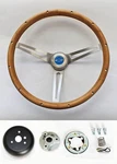 Blazer C10 C20 C30 Truck Grant Wood Steering Wheel 15" Blue Bowtie Center Cap. Fixed Price $265.99.