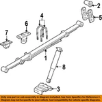 Gm Oem 95-12 Blazer Suspension Components-leaf Spring Rear Bushing 14027938. Fixed Price $32.20.