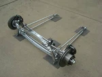 Pete & Jakes #2095C Chrome I-beam Dropped Axle Front End 1928-31 Ford Complete. Fixed Price $4740.00.