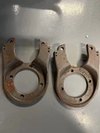 Pete & Jakes 32 Ford Spindle Disc Brake Front Caliper Bracket (pair) 1980S. Nos. Fixed Price $185.00.