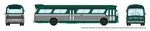 Rapido 1959-1986 Gm New Look-fishbowl Bus With Working Headlights Assem 573004. Fixed Price $42.98.